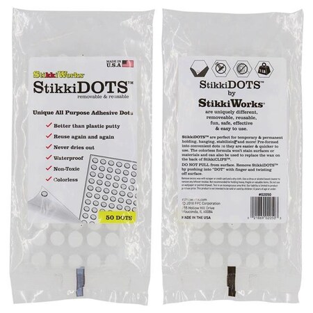Fpc FPC STK02050-6 Stikki Wax Dots - 50 Per Bag - Pack of 6 STK02050-6